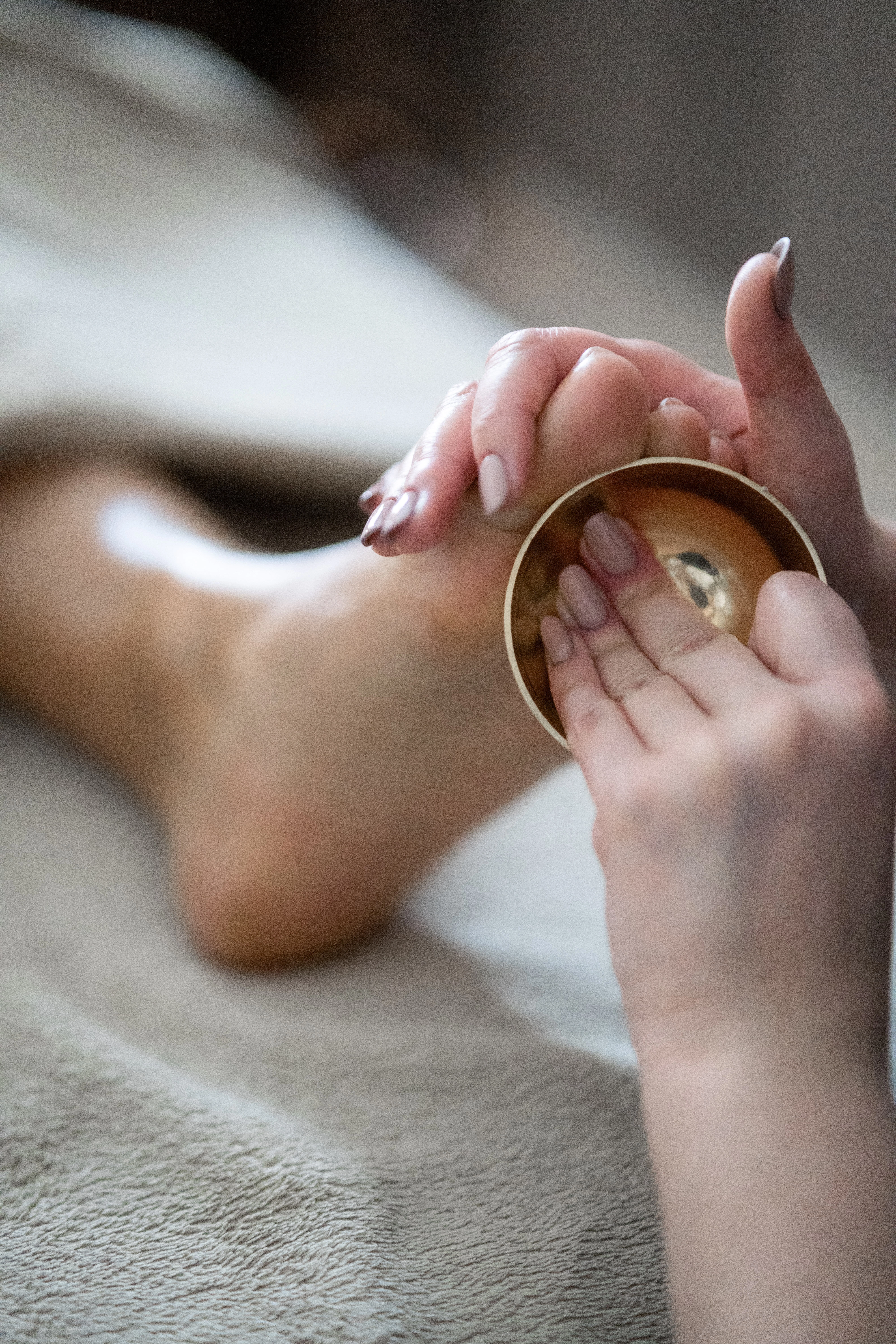 Massage relaxation plantaire au Bol Kansu